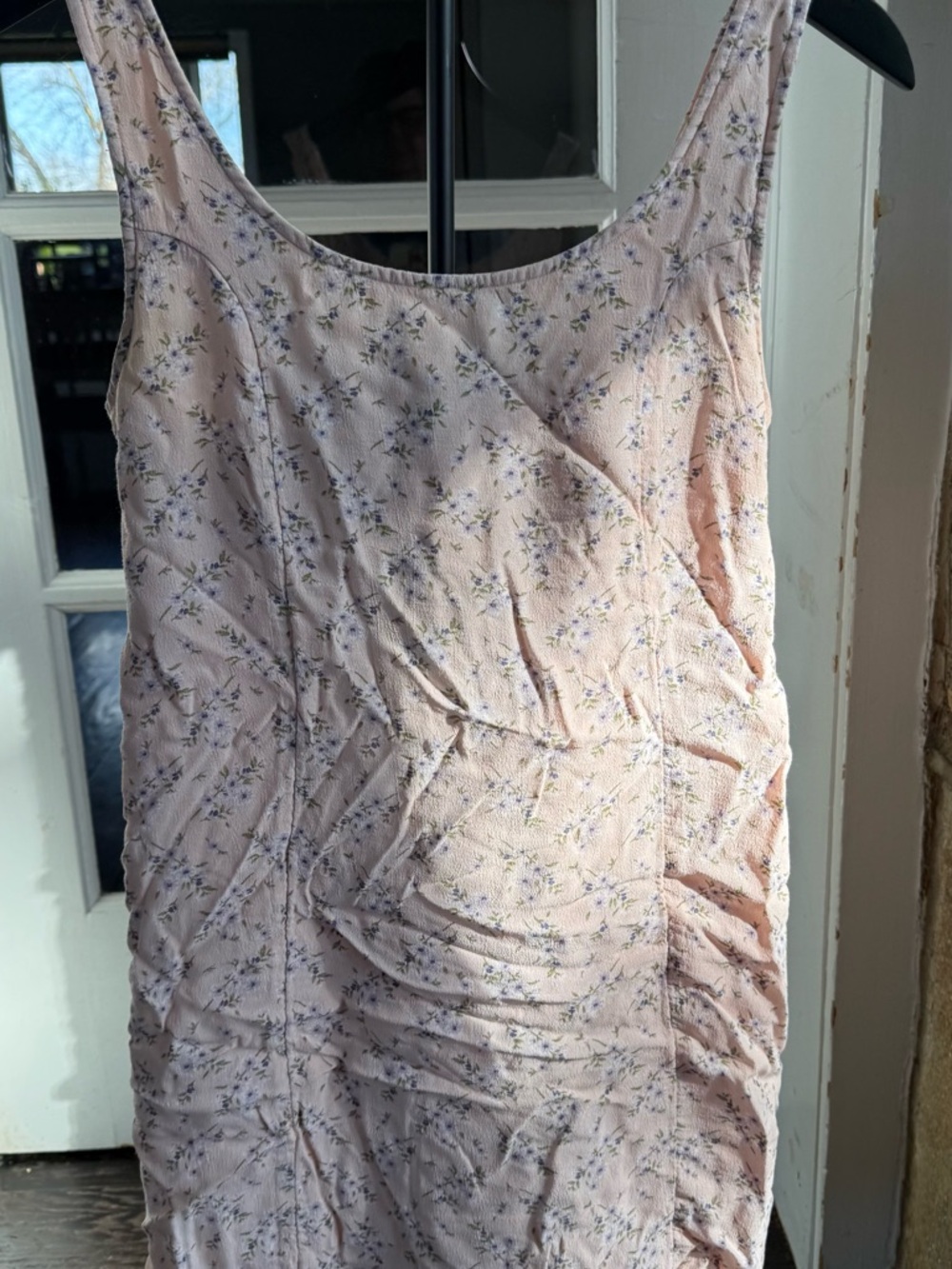 American Eagle Outfitters Peach Pink Floral Dress